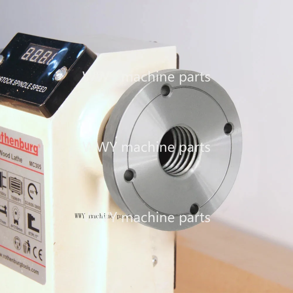 Woodworking Lathe Chuck - Plaque frontale à bride de 3
