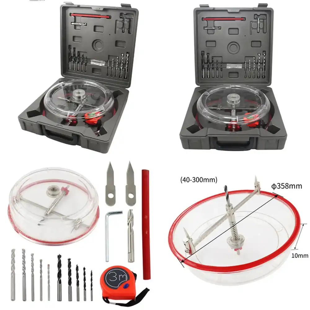 Woodworking Drill - Kit de fraises à trous réglables
