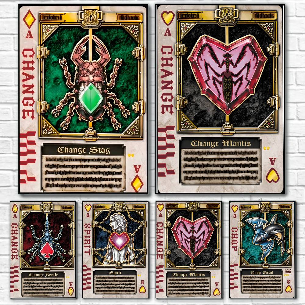 Drawknife Blade - K-Kamen Rider Blade Poker carte affiche