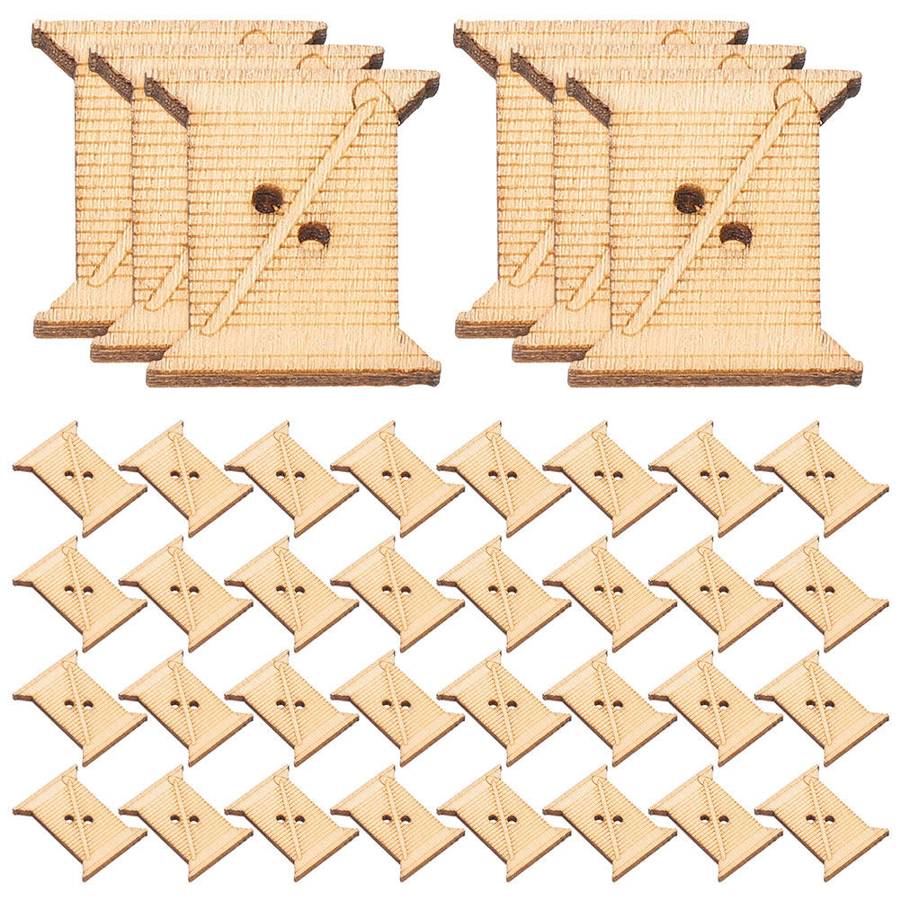Woodworking Crafts - 100 bobines en bois pour fil