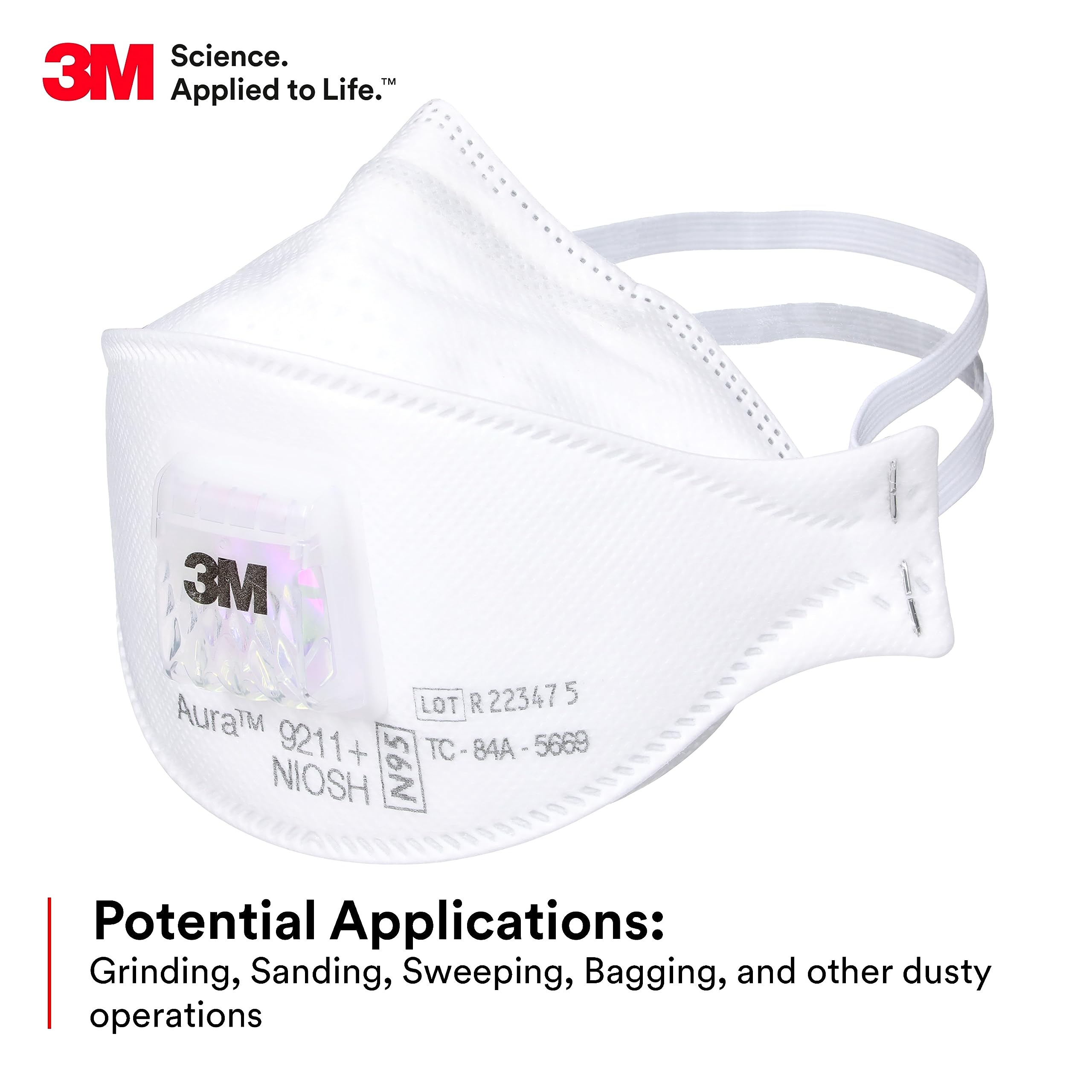 Woodworking Factory - 3M Aura 9211 + respirateur à