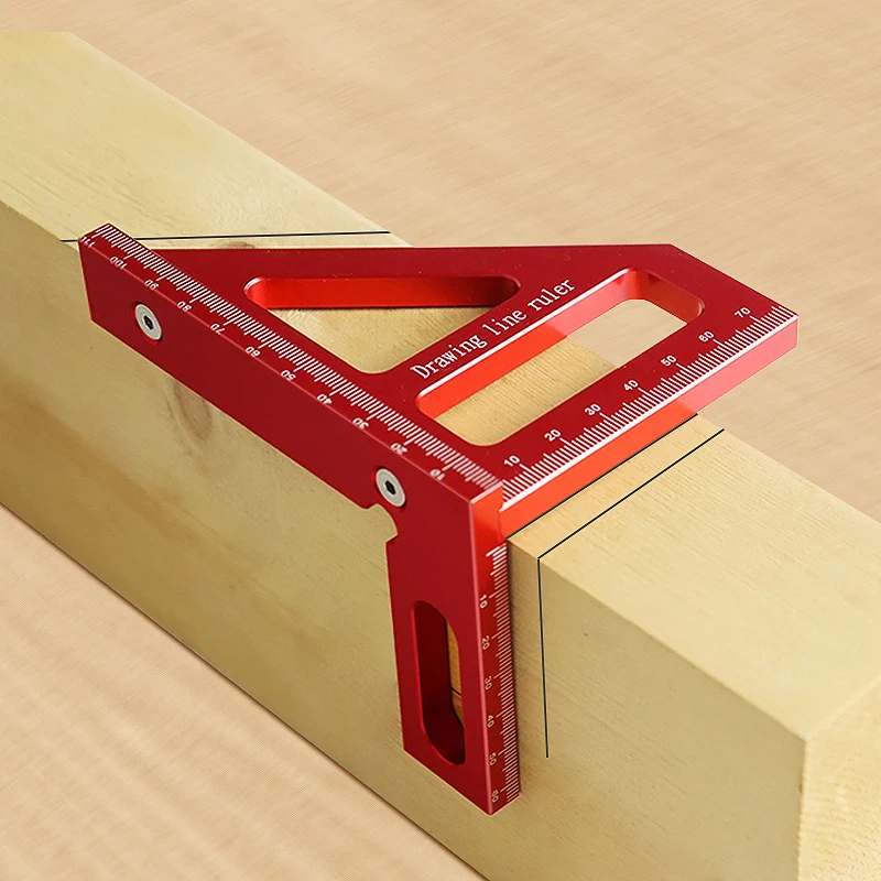 Woodworking For Engineers - Équerre de menuiserie en alliage d'aluminium,
