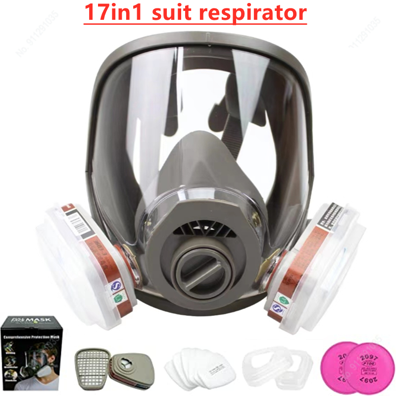 Woodworking Respirator - Masque facial complet à gaz 6800,