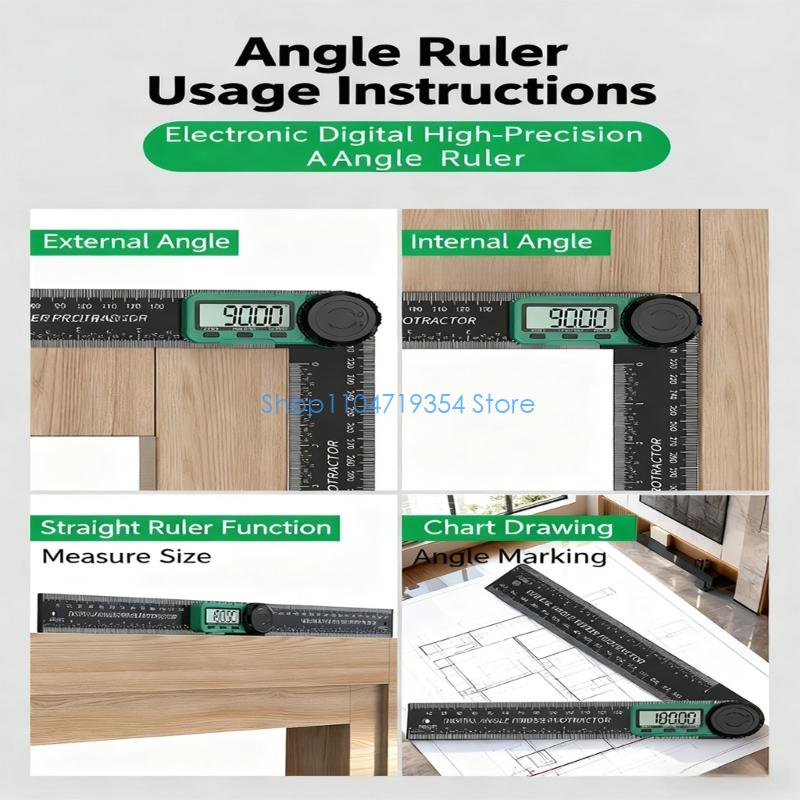 Woodworking For Engineers - Outil rapporteur précision 0XLD, affichage numérique