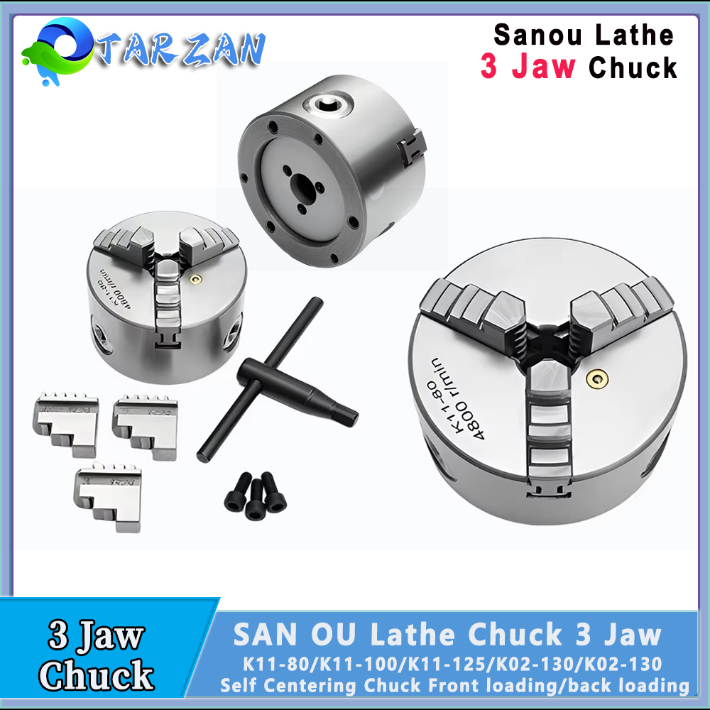 Woodworking Lathe Chuck - Mandrin de tour auto-centrant SANOU à