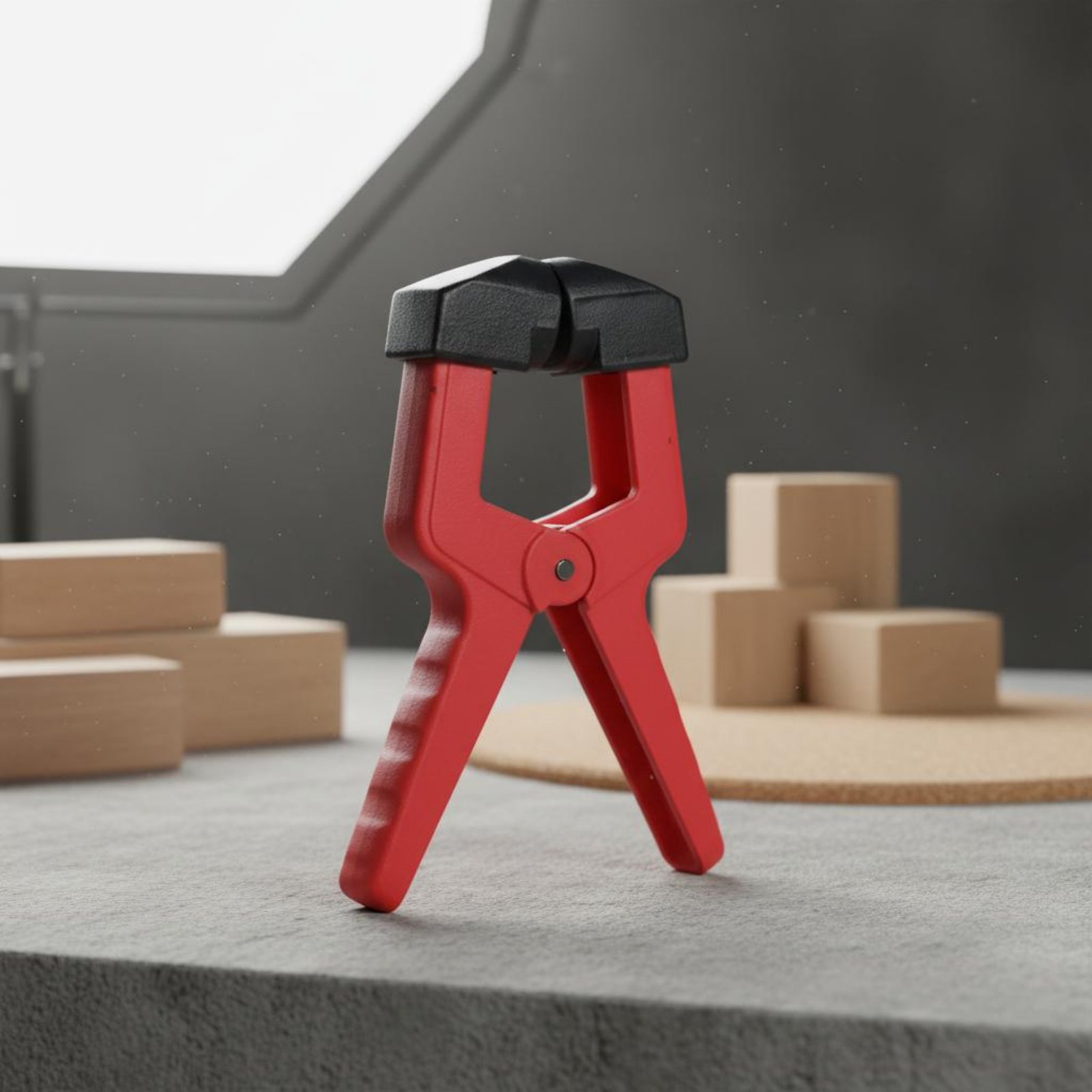 Pince triangulaire rouge en pl - Woodworking Workshop avis et prix
