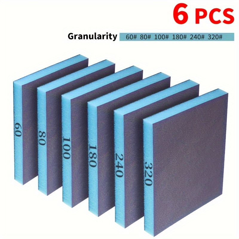 6 éponges de ponçage, blocs de - Woodworking Veneer avis et prix
