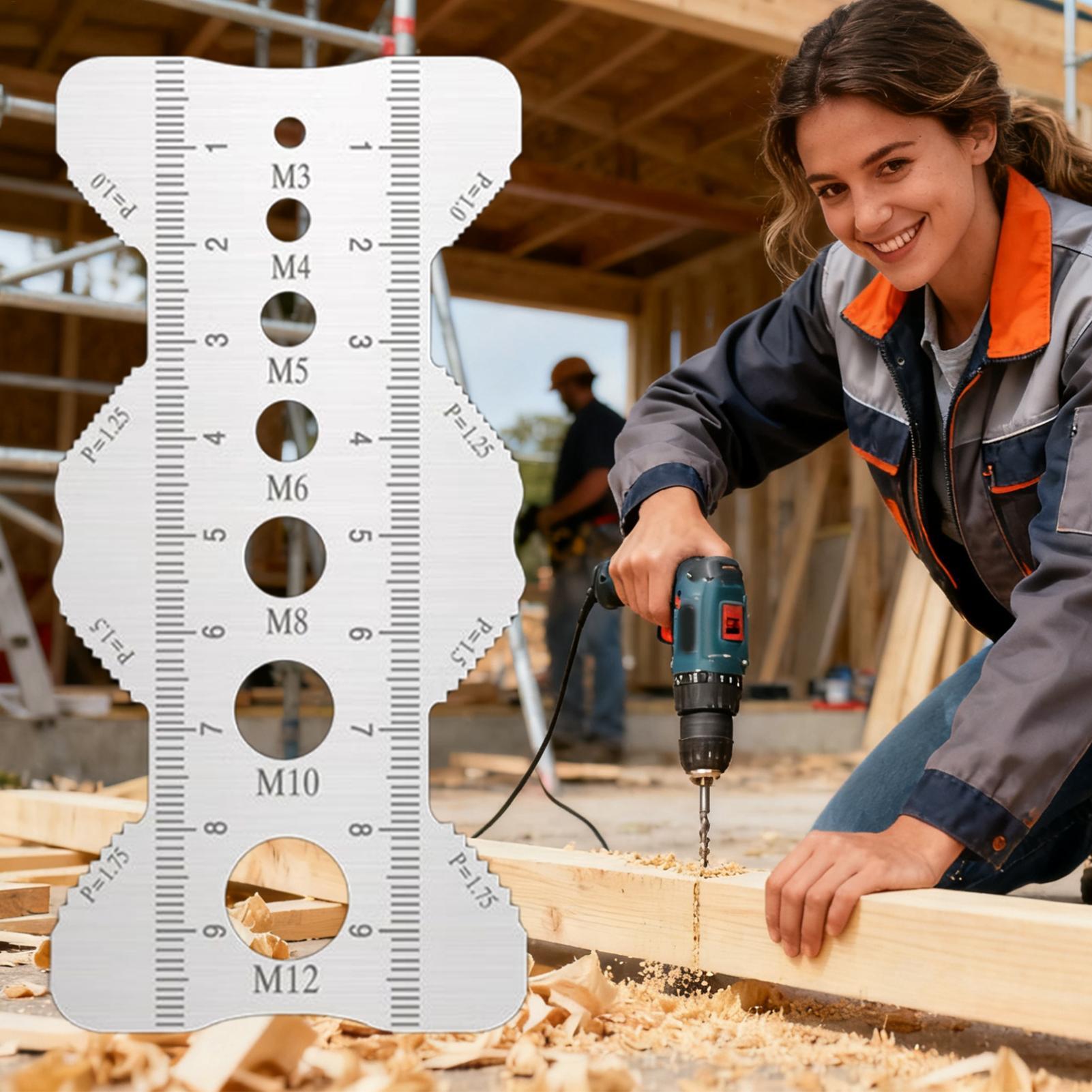 Jauge de taille de vis portabl - Woodworking For Engineers avis et prix