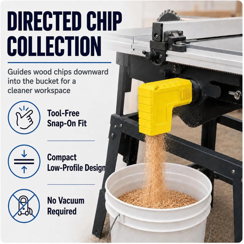Adaptateur de collecte de sciu - Vacuum Cleaner Woodworking avis et prix