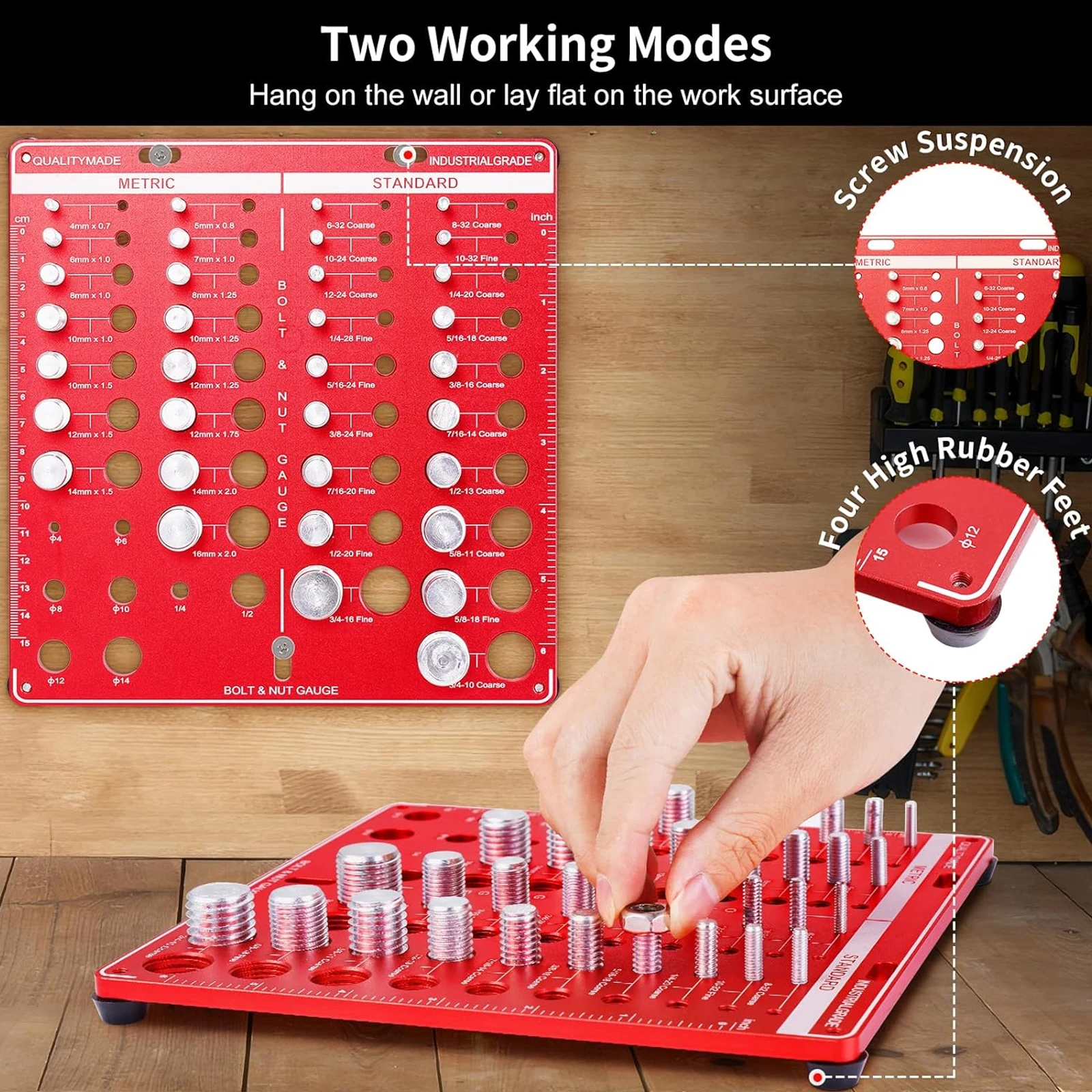 Jeu de jauges de filetage pour - Woodworking Factory avis et prix