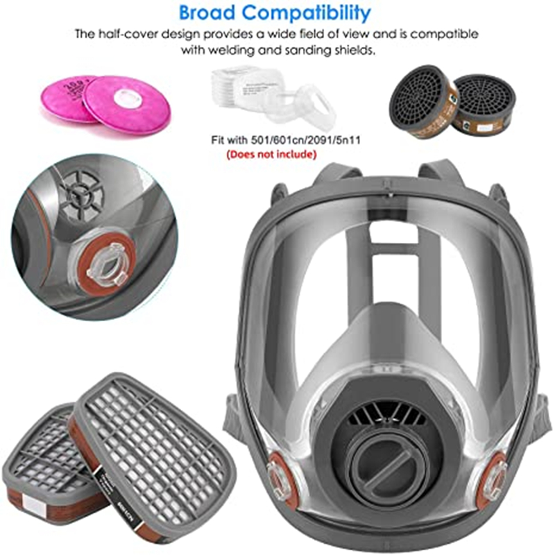 Masque facial complet à gaz 68 - Woodworking Respirator avis et prix