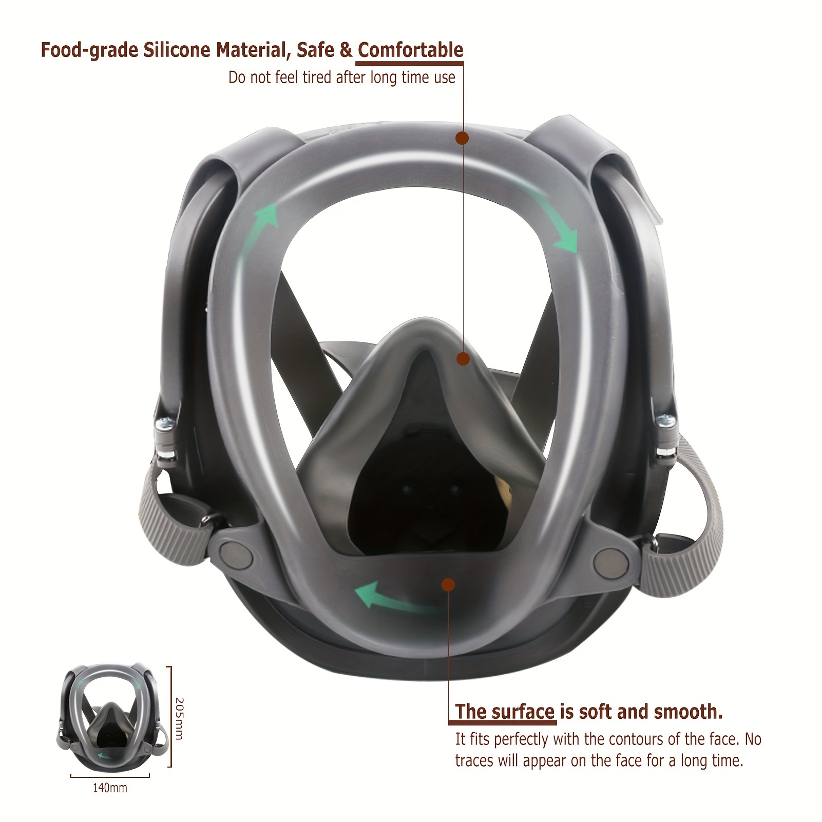 Masque à gaz intégral réutilis - Woodworking Respirator avis et prix