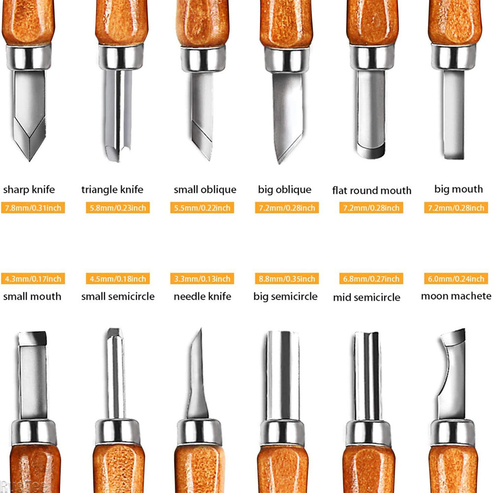 Ensemble de 12 outils de sculp - Woodworking Crafts avis et prix