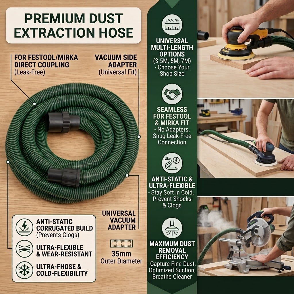Tuyau anti-statique flexible o - Vacuum Cleaner Woodworking avis et prix