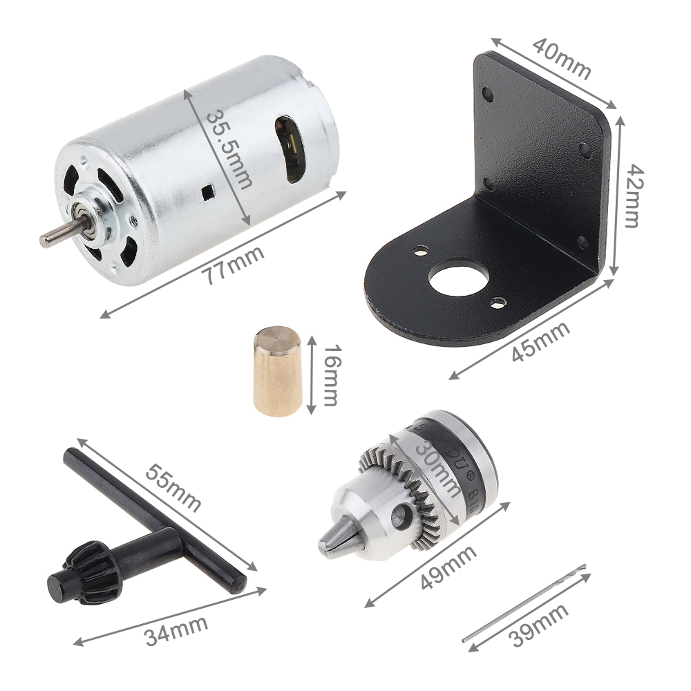Perceuse à main 12-24V 555/775 - Woodworking Lathe Chuck avis et prix
